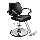 Barberpub Fauteuil de Coiffeur en Acier Taille Unique