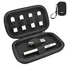 Cyameri Podcase Travel Carrying Case for 510 Battery Pen Charger Cartridges Accessories Black Hard Shell Slim Holder Pouch Bag (Case Only)