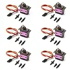 XTVTX 6 Pz Micro Servo 9G Servo Motore Metallo Motoriduttore Micro Servo 9G Intelligente Robot Auto Elicottero Aereo Barca