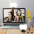 Aogled Videokonferenz Licht LED,Videokonferenz Beleuchtungsset 7W mit 3 Lichtmodi und 10 Helligkeitsstufen für Videoaufzeichnung/Live-Streaming/Remote-Arbeit/Fernunterricht/Laptop-Videokonferenzen