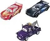 Disney Pixar Cars GPB03 - Farbwechsel Fahrzeuge 3er-Pack mit Lightning McQueen, Hook und Bobby Swift, Geschenk für Kinder ab 3 Jahren