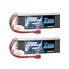 Zeee 3S Lipo Battery 11.1V 2200mAh 35C Soft Case Battery with Deans Connector for RC Airplane RC Helicopter RC Car RC Truck RC Boat UAV Drone FPV(2 Pack)