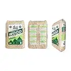 Logs Online 2x 15kg Bags Premium Natural Wood Pellets For Wood Pellet Stove, Boiler Or Pizza Oven. Also Ideal For Cat Litter Tray Use, Horse Bedding, Guinea Pig Or Hamster Bedding. En+a1 Certified