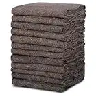 Textile Moving Packing Blankets 12 Pack- 54 x 74 Inches (21 lb/dz) Shipping Furniture Pads Moving Pads Packing Blankets Storage Blankets