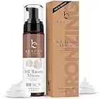 Beauty by Earth Self Tanner Mousse - Fair to Medium Fake Tan Sunless Tanner, Self Tanners Best Sellers, Natural Looking Self Tan, Self Tanning Mousse, Tanning Foam for Use as Body or Face Tanner