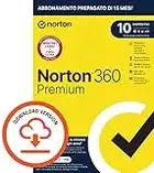 Norton 360 Premium 2023 | Antivirus per 10 dispositivi | Licenza di 15 mesi con rinnovo automatico | PC, Mac, tablet e smartphone | Codice d'attivazione via email