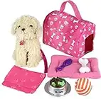 Click N' Play Toy Puppy Set for Kids, Toy Dog Bed - Little Girl Toys, Toys for 3+ Year Old Girls, Gifts for 3+ Year Old Girl, Gifts for 3 Year Old Girl, Toys for 3 Year Old Girls, Girl Toys Age 4-5