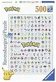 Ravensburger - Puzzle Adulte - Puzzle 500 p - Pokédex première génération - Pokémon - 14781