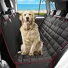 4-in-1 Hundedecke Auto R¨¹ckbank, Kofferraummatte Hund, Haustierr¨¹cksitzbez¨¹ge f¨¹r Autos 100% wasserdicht Hundeautositzbezug f¨¹r R¨¹cksitz Kratz- und rutschfest, Hundesitzbez¨¹ge f¨¹r SUVs, LKWs