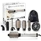 Bellissima 8 in 1 Hot Air Brush, 8 inter-changeable Accessories, Ion Technology, Ceramic and Keratin Coated Brushes to protect hair. Dries & gives Volume, 1000W, with UK Plug