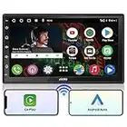 ATOTO A6 PF 7inch Android Double DIN Car Stereo, Wireless CarPlay & Wireless Android Auto, QLED Touchscreen DAB+ Radio Dual Bluetooth, MirrorLink, WiFi/BT/USB Tethering, HD LRV, 2G+32G, A6G2B7PF