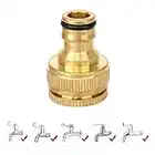 SBYMX 1 pcs Plug Connector, Plug Connector, Hose Plug 1/2 and 3/4 Thread Plug Connector, with Rubber Seals, Used for Watering Vegetable Gardens, Gardens and lawns