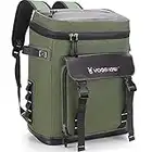 Vogshow Kühlrucksack 30L Kühltasche Gross Kühlbox Wasserdicht Picknickrucksack Auslaufsicher Thermotasche Isoliertasche Multifunktionaler Rucksäcke für Camping, Outdoor, BBQ, Reisen, Angeln, Strand