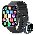 KIQULOV Smartwatch Uomo Chiamate Bluetooth, 1.8" Orologio Smartwatch con 120+ modalità Sport, Monitoraggio Frequenza Cardiaca, SpO2, Sonno, Smartwatch Donna e Uomo per Android iOS