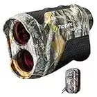 TIDEWE Hunting Rangefinder with 700Y Red & Green OLED Display, Built-in Magnet Multi Functional Waterproof Range Finder with Rechargeable Battery, Adjustable Brightness (Camo)