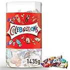 Celebrations Blisterbox, Mini-Schokoriegel Mix, Party-Mix Geschenk, Großpackung Schokolade, Multipack mit 160 Pralinen (1 x 1,4kg)