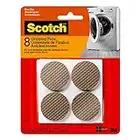 Scotch SP940 051141598079 Gripping Pads, 1.5", Brown, 8 Count