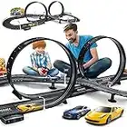 Kids Toy-Electric Powered Slot Car Race Track Set Boys Toys for 6 7 8-12 Years Old Boy Girl Best Gifts