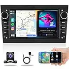 Hikity Android 11 Car Stereo for Opel Corsa Astra Vectra Antara Signum Wireless Carplay Android Auto 7 Inch Touch Screen Car Radio Sat Nav GPS HiFi Sound RDS FM Radio USB CANBUS Reverse Camera