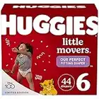 Huggies Little Movers Baby Diapers, Size 6 (35+ lbs), 44 Ct