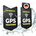 tagplus® Premium GPS Tracker Fahrrad Aufkleber [2 STK.] mit bombenfester Klebekraft für maximalen Diebstahlschutz inkl. Anleitung I Aufkleber Fahrrad wetterbeständig & klimaneutral Made in Germany