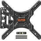 ELIVED TV Wall Mount for Most 26-55 Inch TVs, Swivel and Tilt Full Motion TV Mount with Single Stud Perfect Center Design, TV Bracket Max VESA 400x400mm, Holds up to 88 lbs.