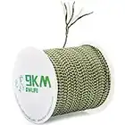 9KM DWLIFE Kevlar-Schnur, 200,181 kg, geflochtene Angelschnur, Drachenfliegende Schnur, hohe Festigkeit, Abriebfestigkeit, Hitzebeständigkeit für Modellrakete, Paracord-Kordel, Outdoor (180 kg, 30 m)