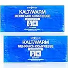 Selldorado 2X Premium XXL Kalt & Warm Kompresse aus reinem Naturstoff, große Kühlpads zur Warm / Kaltanwendung, Kühlkissen , 28 x 13 cm - mikrowellengeeignet (2 Stück)