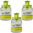 RESCUE! Outdoor Fly Trap - Reusable - 3 Traps