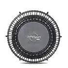 JumpSport 350 PRO Indoor Heavy Duty Fitness Trampoline, 39-inch | 36 Premium EnduroLast 4 Elastic Cords | Customized Bounce with 7 Settings | 300 lb Wt. Rating | 60-Day Free Trial to 350+ Videos