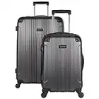 Kenneth Cole Reaction Out Of Bounds 2-Piece Lightweight Hardside 4-Wheel Spinner Luggage Set: 20" Carry-On & 28" Checked Suitcase