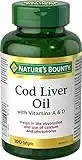 Nature's Bounty Cod Liver Oil with Vitamins A&D 100 count