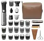 Philips Norelco Multi Groomer 29 Piece Mens Grooming Kit, Trimmer for Beard, Head, Body, and Face - NO Blade Oil Needed, MG7791/40