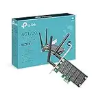 TP-Link AC1200 Dual Band Wireless PCI Express Adapter with Two Antennas, PCIe Network Interface Card for Desktop, Low-Profile Bracket Included, Supports Windows 11/10/8.1/8/XP (32/64 bit)(Archer T4E)