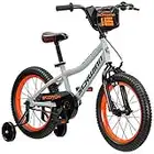 Schwinn Scorch Kids Bike, 16-Inch Wheels, Training Wheels Included, Grey