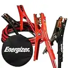 Energizer Jumper Cables for Car Battery, Heavy Duty Automotive Booster Cables for Jump Starting Dead or Weak Batteries with Carrying Bag Included (16-Feet (6-Gauge)