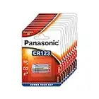 Panasonic CR123 Batteries (CR123a) - Pack of 10