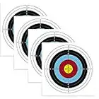 Archery Target Face, Archery Targets,40x40cm Full Ring Arrow Bow Shooting Practice Archery Target Paper,40 sheets of archery target paper, used for adult and children's archery target hunting practice