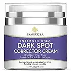 Famirosa Dark Spot Corrector Cream-Underarm Cream for Armpit, Neck, Knees, Elbows, Inner Thigh, Private Parts- Intimate Skin Cream- Formulated with Hyaluronic Acid, Niacinamide and Vitamin C-50 ml