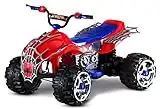 Kid Trax Marvel Spiderman Toddler ATV Ride On Toy, 12 Volt Battery, 3-7 Years, Max Rider Weight 88 lbs, Spider-Man Blue