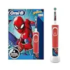 Oral-B Braun Brosse à Dents Electrique pour Enfants à Partir de 3 Ans avec Poignée Marvel Spider-Man