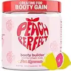 Peach Perfect Creatine for Women Booty Builder, Muscle Builder, Energy Boost, Pink Lemonade, Cognition Aid | Collagen, BCAA, lean muscle, Creatine Monohydrate Micronized Powder, Alt Creapure, 30 Svgs