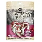 Zeus BetterBones, ossa da masticare per cani, con carne d'anatra e mirtillo rosso, 7,5 cm