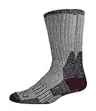 Dickies Men's Heavy Weight Wool Blend Thermal Crew Socks Multipack, Black (2 Pairs), Large