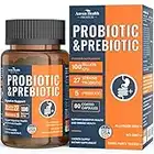 Probiotics for Men and Women - Probiotics 100 Billion CFU, Organic Probiotics and Prebiotics, 27 Strains Acidophilus Probiotic Supplement for Gut Health, Vegan Probiotic - Digestive & Immune - 60 Caps