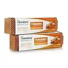 Himalaya Botanique Whitening Antiplaque Toothpaste with Turmeric + Coconut Oil for Brighter Teeth, Fluoride Free & SLS Free, Vegan, 113 g (4 oz), 2 Pack