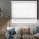 Chicology Cordless Cellular Shades Blackout Window Blind, 24" W X 48" H, Evening Mist (Honeycomb Cell with Lining)