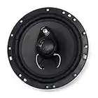 In Phase Car Audio SXT1735 Speaker - 6.5 Inch (17cm) Round, 260W, 3-Way Coaxial Shallow-Mount Speaker (2 x Speakers)