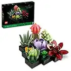 LEGO Icons Succulents 10309 Artificial Plants Set for Adults, Home Decor, Birthday, Creative Housewarming Gifts, Botanical Collection, Flower Bouquet Kit