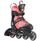 K2 Marlee Pro 30D0222 - Pattini in linea per ragazza con scarpa morbida K2, colore: Nero/Rosa